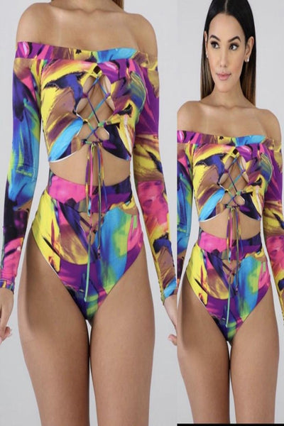 Kaleidoscope Swim Suit